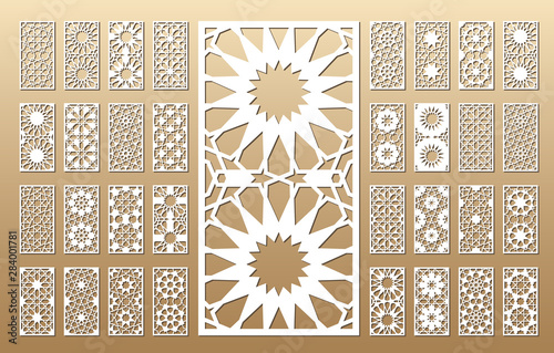 Arabic geometric panel photo