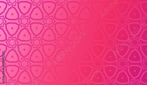 Decorative Background With Triangles. Curved Lines. Vector Illustration. Abstract Blurred Gradient Background Bright Colors.. Bright Background For Poster, Banner, Flyer