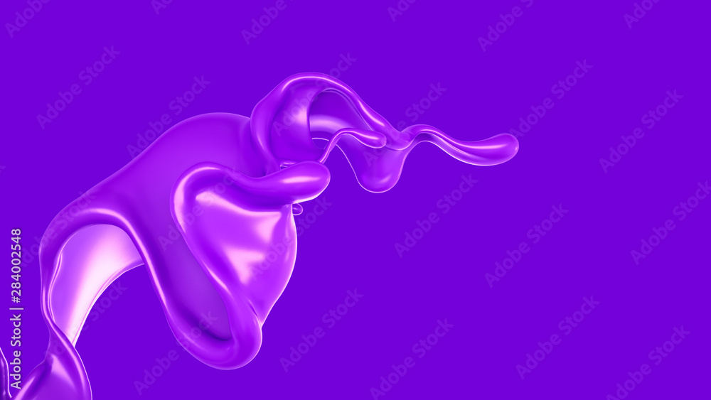 Splash of fluid. 3d illustration, 3d rendering. Splash of fluid. 3d illustration, 3d rendering.