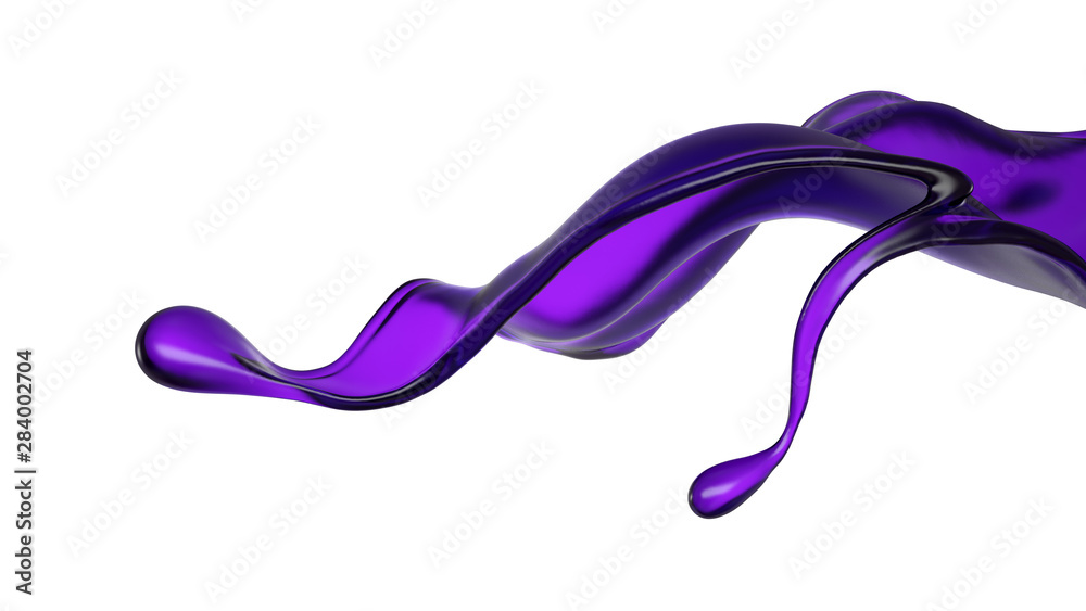 Splash of fluid. 3d illustration, 3d rendering. Splash of fluid. 3d illustration, 3d rendering.