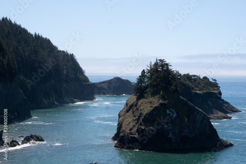 Pacific Coast rocky cliffs