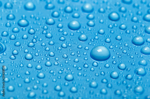 Wallpaper Mural Blue water drops background Torontodigital.ca