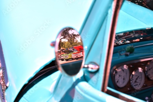 Vintage Cars in Mirror