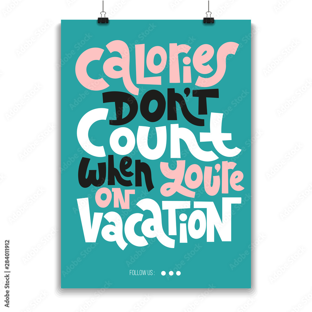 Hand drawn Quotes about Vacation