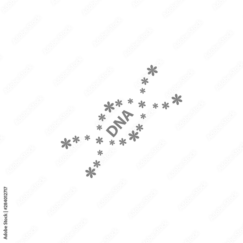 DNA, genetic sign, medical , health grey color icon DNA, genetic sign, medical , health grey color icon