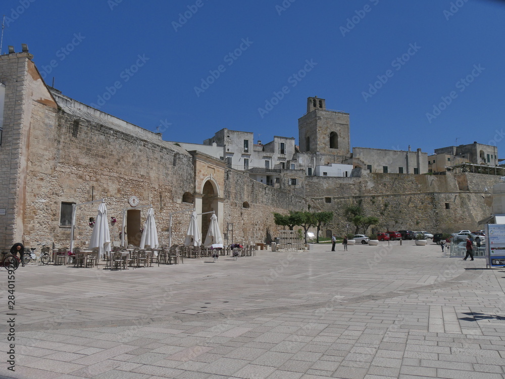 Otranto Alfonsina Gate is the oldest entrance to the old town through the ancient walls.