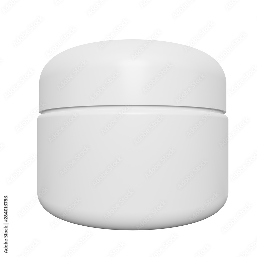 Skin cream packaging mockup. 3d rendering