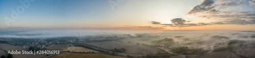 Nebel bei Sonnenaufgang