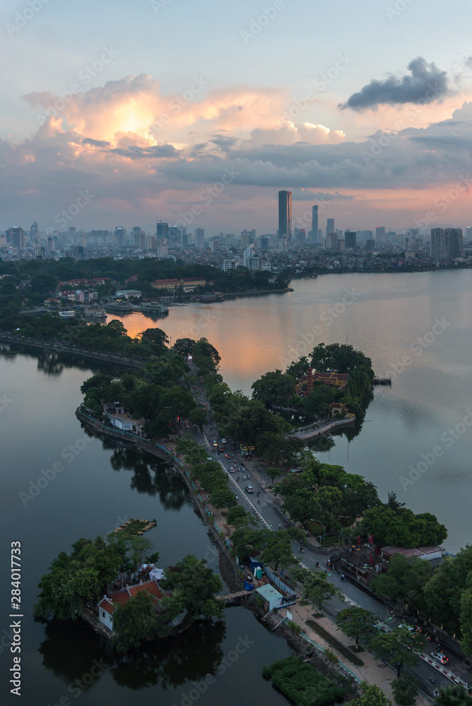 Skyline of Hanoi