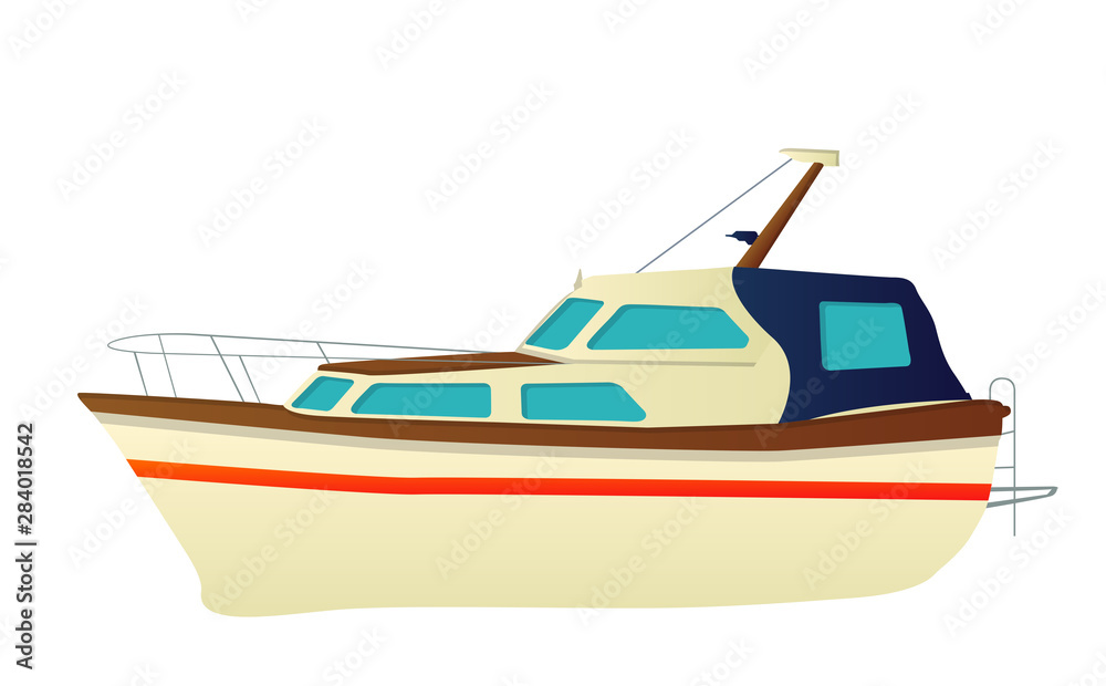 Vector yacht, speed boat