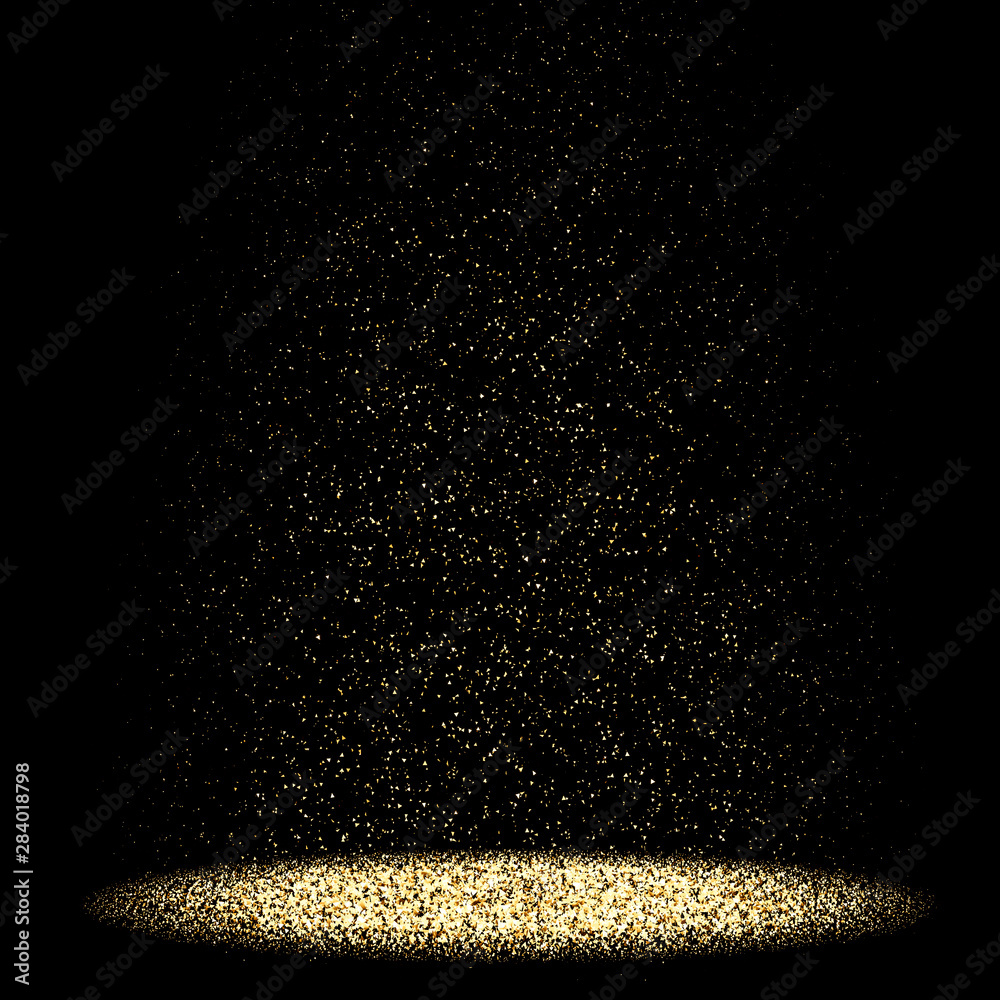 Luxury holiday glitter background. 3d illustration, 3d rendering.