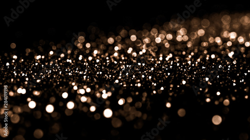 Luxury holiday glitter background. 3d illustration, 3d rendering.