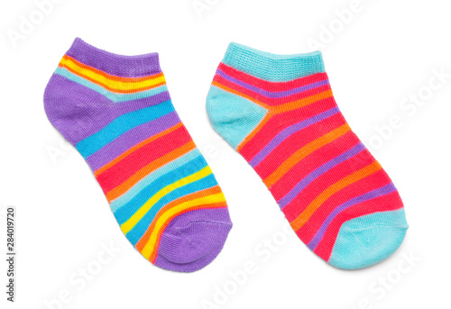 Two Colorful Socks