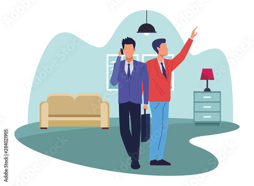 Executive business entrepreneur couple