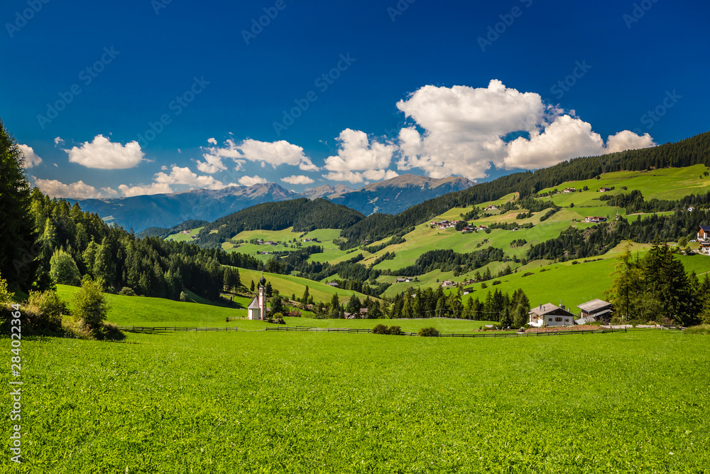 Fototapeta premium Val Di Funes - Bolzano, South Tyrol, Italy