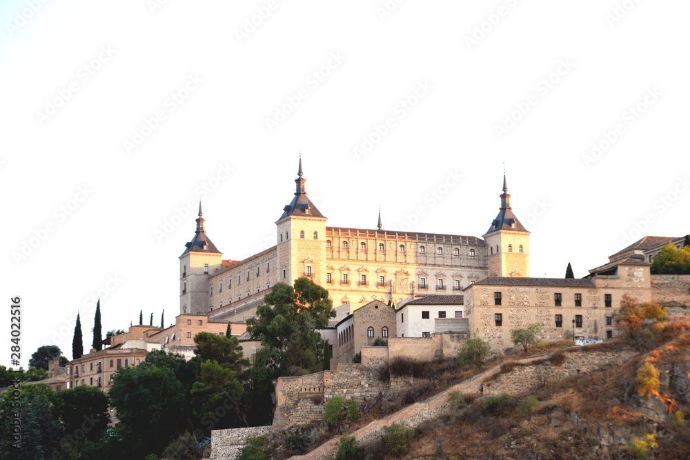 Toledo, Spain old town cityscape at the Alcazar