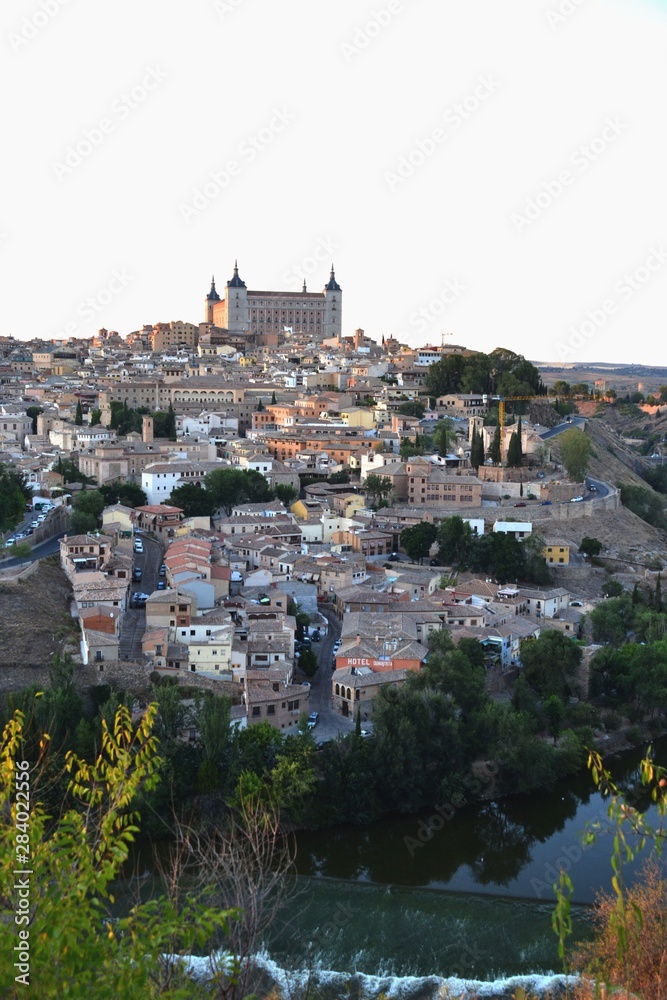 Toledo, Spain old town cityscape at the Alcazar