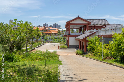 temple in Wugong Temple, Haikoy, Hainan, China