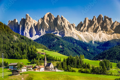 Santa Maddalena And Dolomites Mountain - Val Di Funes, Italy