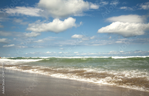 scenic view of the sea and waves