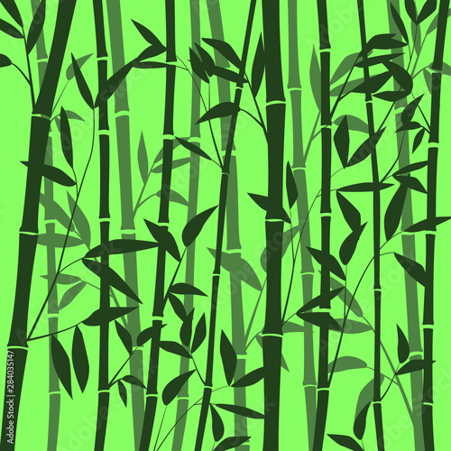 Fototapeta Naklejka Na Ścianę i Meble -  Bamboo forest for background EPS 10