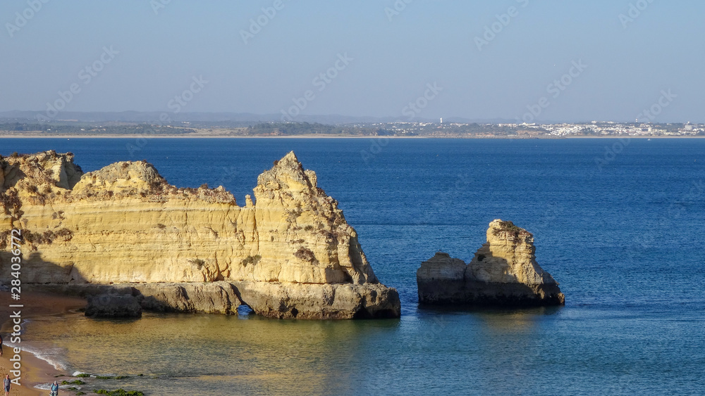 Lagos is an amazing resort on Algarve coast, Portugal, Rocks and beaches