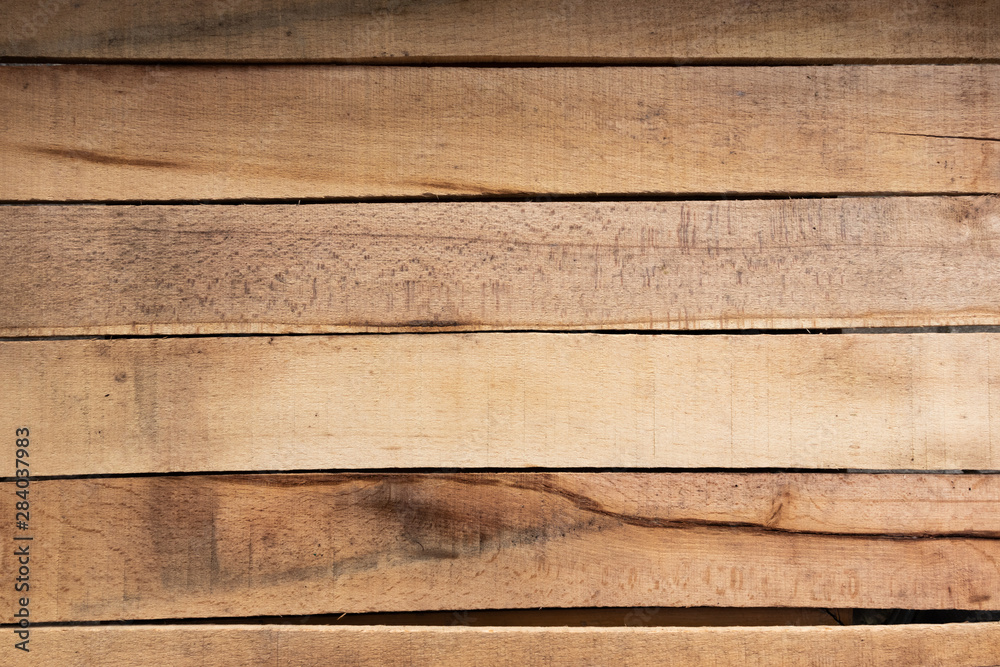 Background in the form of six horizontal boards of light brown color