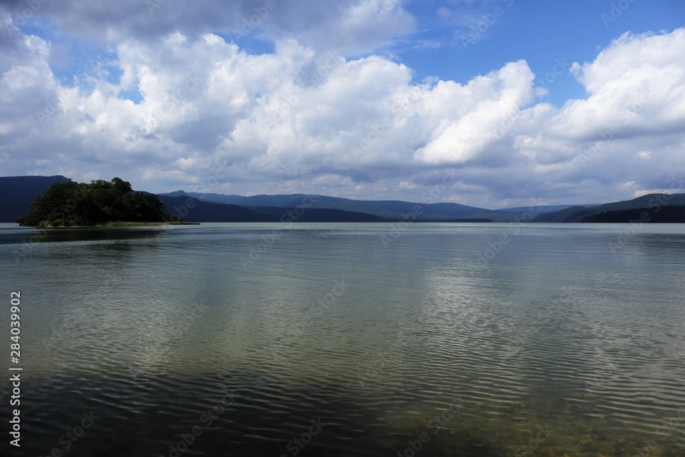 日本　北海道の阿寒湖