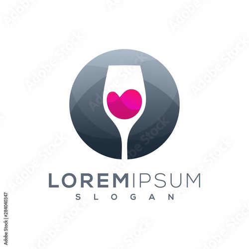 wine logo design