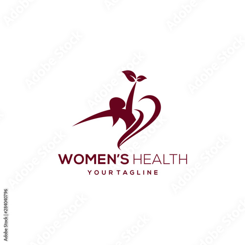 Women Health Logo Template