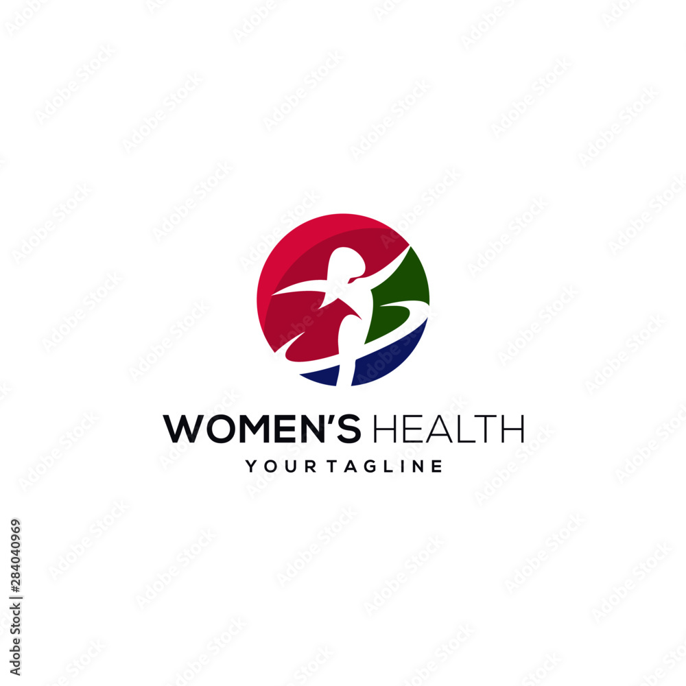 Women Health Logo Template