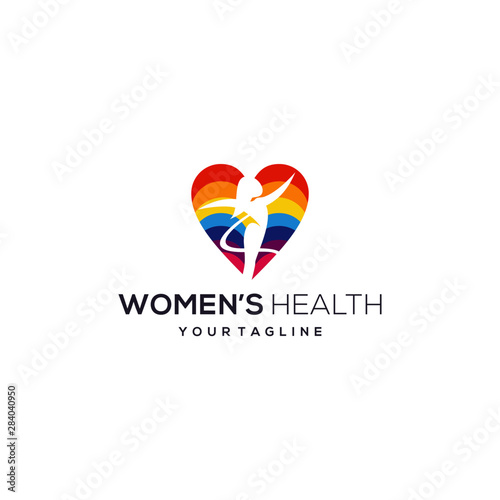 Women Health Logo Template Free Download Women Health Logo Template - GFXLoad