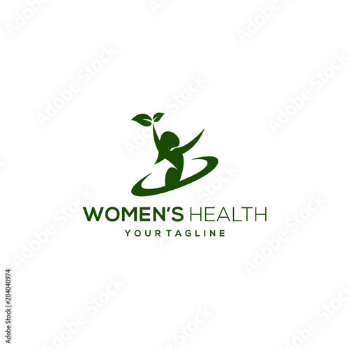 Women Health Logo Template