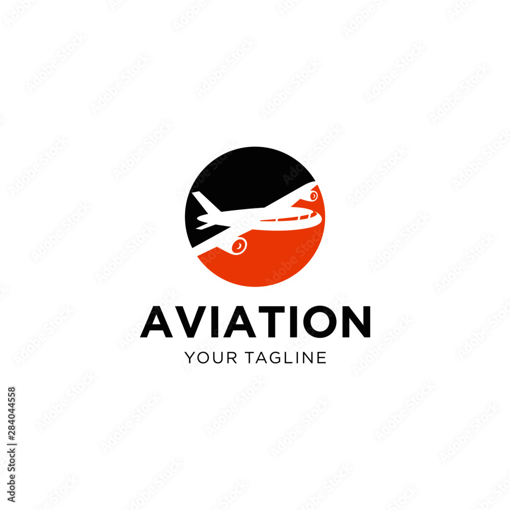 Aviation Logo Design Vector Template Aviation Logo Design Vector Template