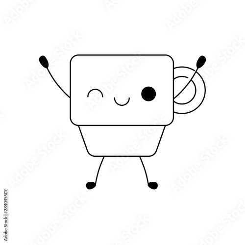 cute cup ceramic kawaii style
