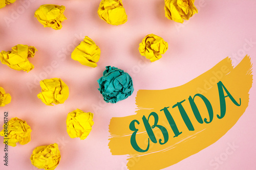 Fotografia Handwriting text writing Ebitda