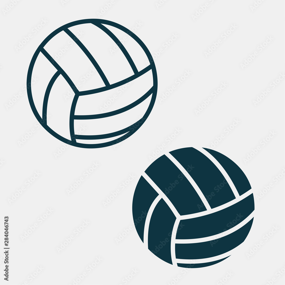 volleyball ball icon isolated vector illustration design