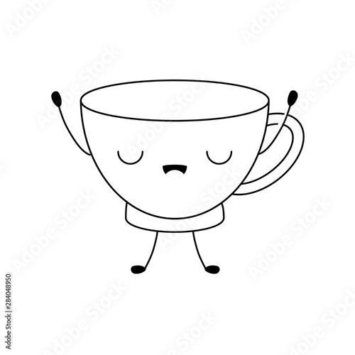 cute cup ceramic kawaii style