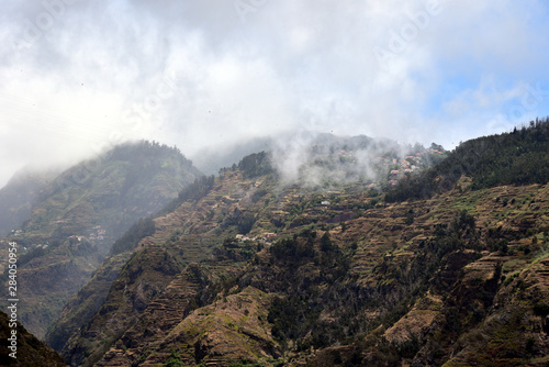 Landscapes of Ribeira Brava, Madeira - Portugal.
