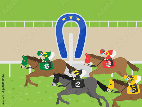 競馬のイラスト