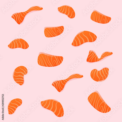 vector pattern salmon