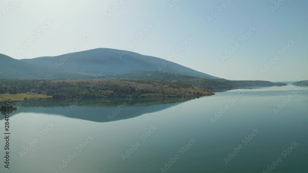 Reservoir lake Peruca at the river Cetina, Croatia Reservoir lake Peruca at the river Cetina, Croatia