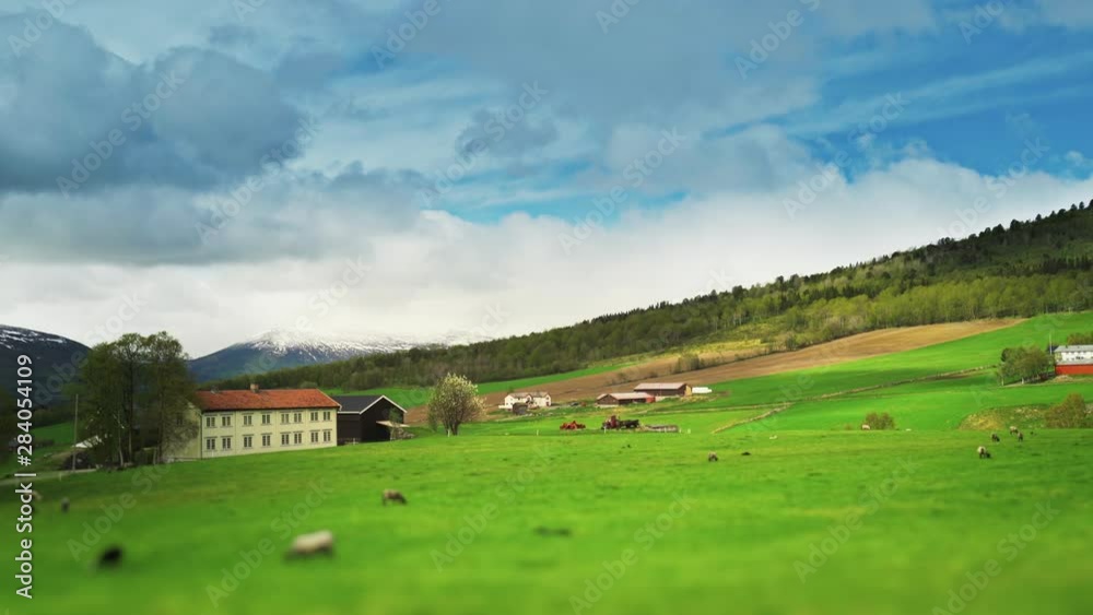 An idyllic rural landscape in northern Norway, not far from the city of Trondheim. An idyllic rural landscape in northern Norway, not far from the city of Trondheim.