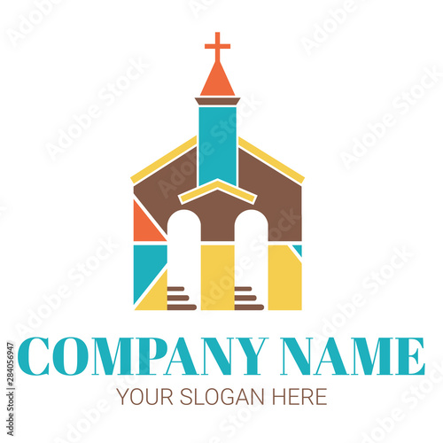 church community christian catholic logo for company