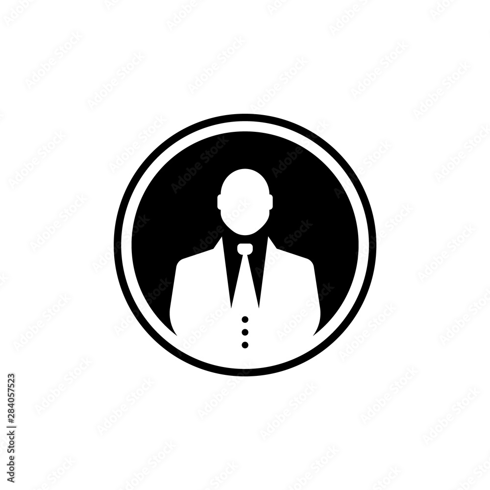 VIP user icon isolated on white background. VIP user icon isolated on white background.