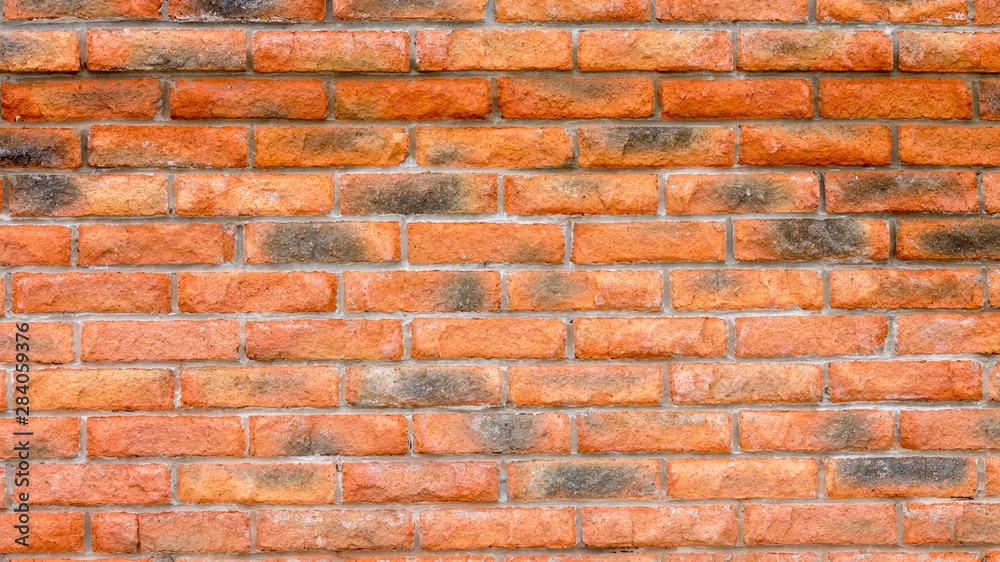 Obraz premium old red brick wall background