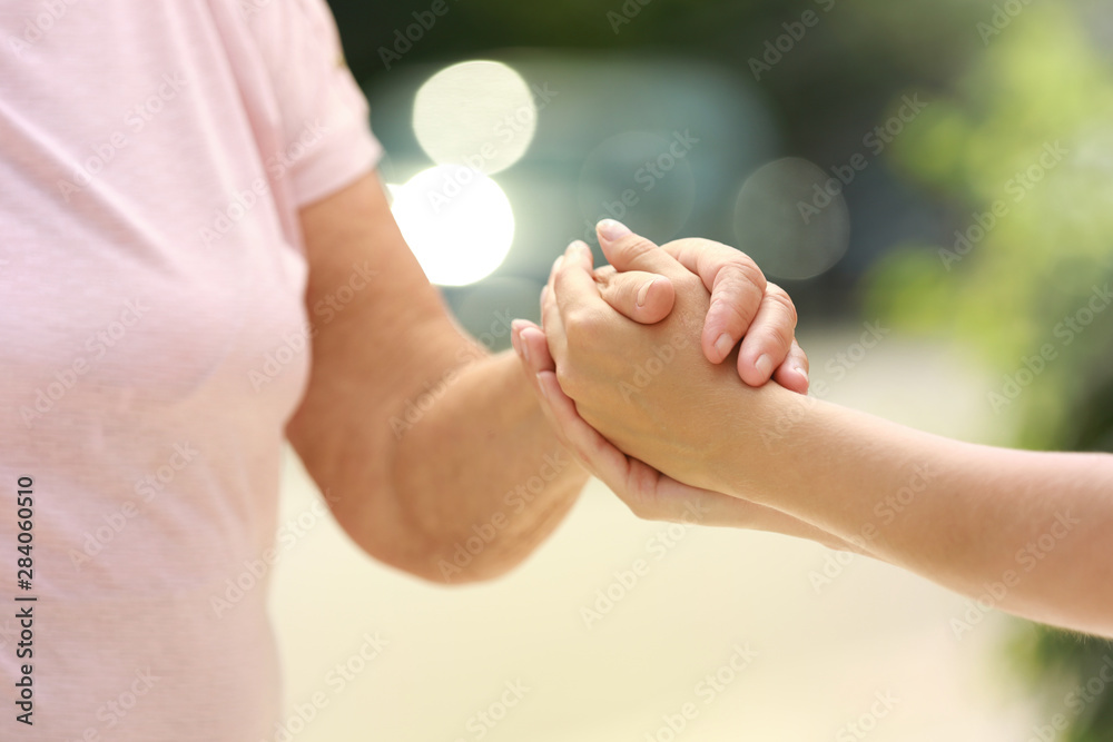 People, care and support. Giving helping hand concept People, care and support. Giving helping hand concept