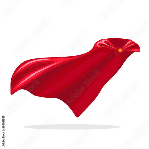 Red hero cape.  photo