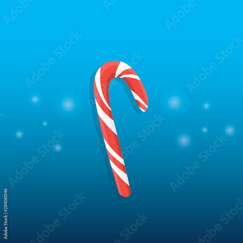 Candy. Single flat icon on the button. Vector illustration.