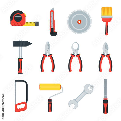 Flat tools for building construction, home repair